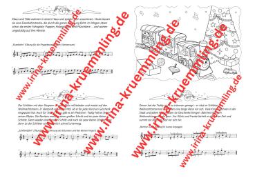 Klavier-Adventskalender „Die Winterabenteuer des Teddybären“