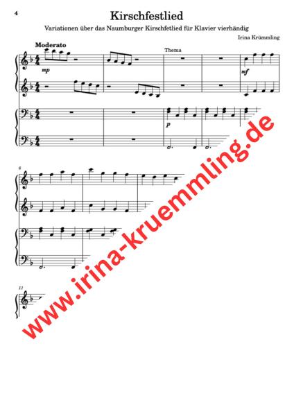 Variationen über das Naumburger Kirschfestlied