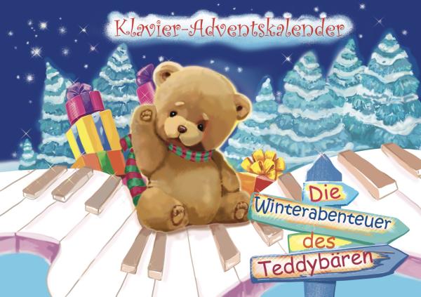 Klavier-Adventskalender „Die Winterabenteuer des Teddybären“